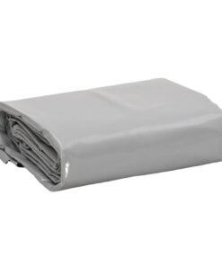 vidaXL Dekzeil 650 g/m² 5x7 m grijs