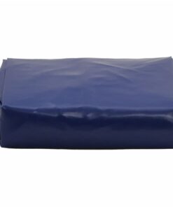 vidaXL Dekzeil 650 g/m² 5x8 m blauw