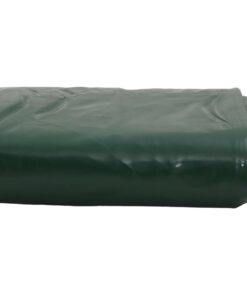 vidaXL Dekzeil 650 g/m² 5x8 m groen