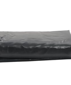 vidaXL Dekzeil 650 g/m² 5x8 m zwart
