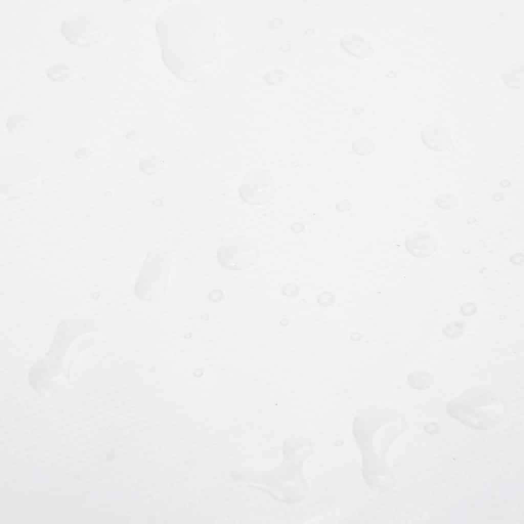 vidaXL Dekzeil 650 g/m² 6x8 m wit - Afbeelding 7