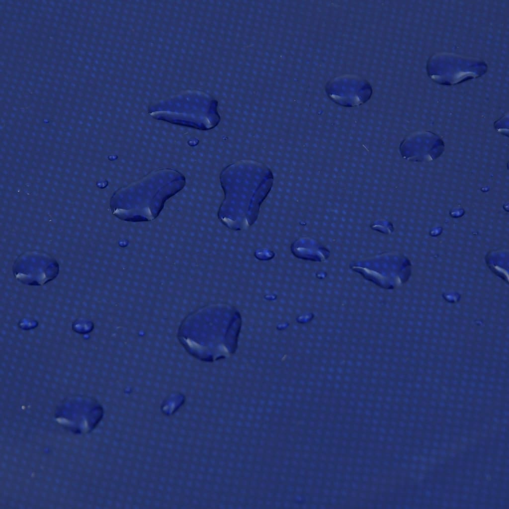 vidaXL Dekzeil 650 g/m² Ø 2,8 m blauw - Afbeelding 6