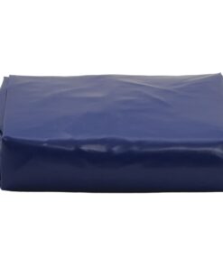 vidaXL Dekzeil 650 g/m² Ø 3 m blauw