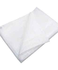 vidaXL Dekzeil leno 140 g/m² 4x4 m wit