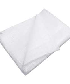 vidaXL Dekzeil leno 140 g/m² 6x8 m wit