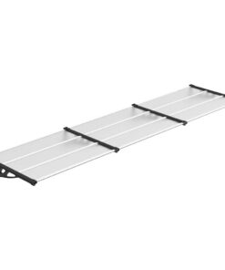 5x90 cm polycarbonaat zwart en transparant