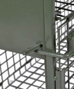 vidaXL Dierenval met 1 deur