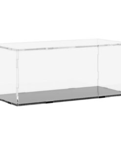 vidaXL Displaybox transparant 34x16x14 cm acryl