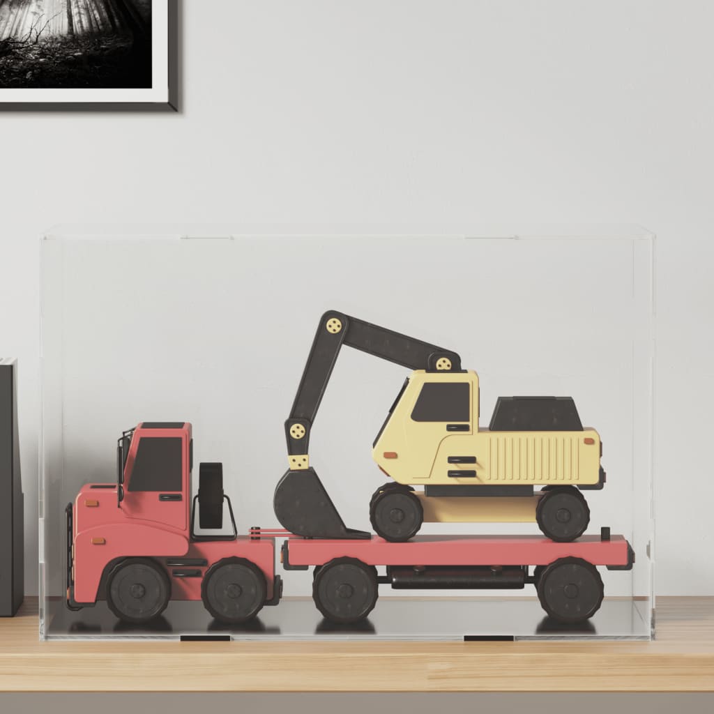 vidaXL Displaybox transparant 56x36x37 cm acryl