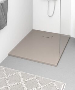 vidaXL Douchebak 100x80 cm SMC bruin