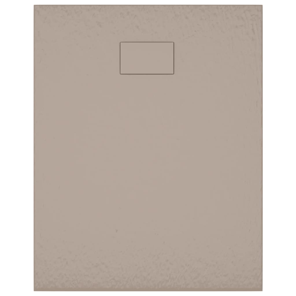 vidaXL Douchebak 100x80 cm SMC bruin - Afbeelding 6