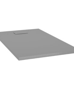 vidaXL Douchebak 120x70 cm SMC grijs