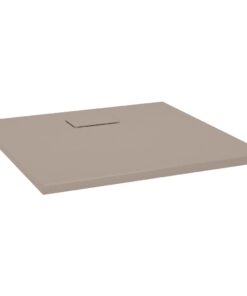 vidaXL Douchebak 80x80 cm SMC bruin