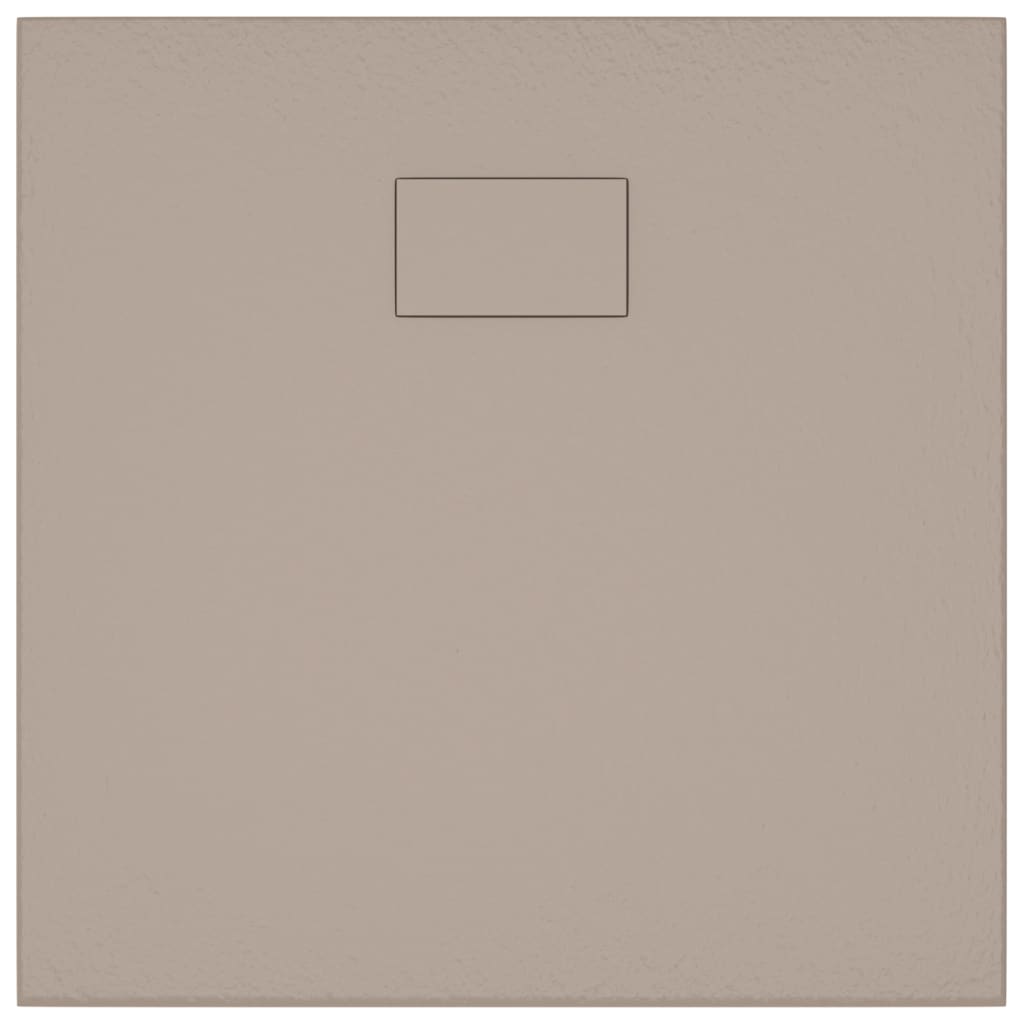 vidaXL Douchebak 80x80 cm SMC bruin - Afbeelding 6
