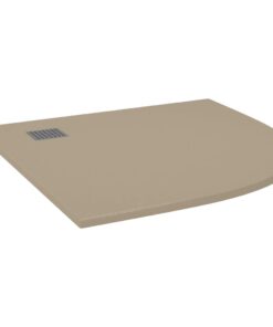 vidaXL Douchebak 90x90 cm SMC bruin