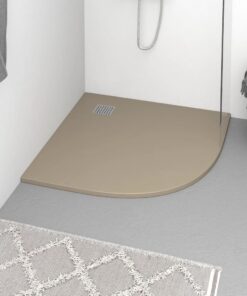 vidaXL Douchebak 90x90 cm SMC bruin