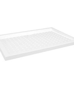 vidaXL Douchebak met noppen 70x100x4 cm ABS wit