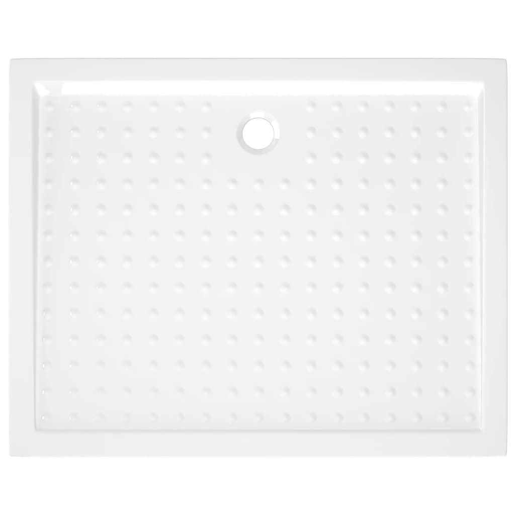 vidaXL Douchebak met noppen 80x100x4 cm ABS wit - Afbeelding 5