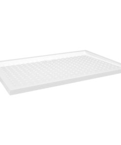 vidaXL Douchebak met noppen 80x120x4 cm ABS wit