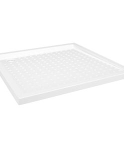 vidaXL Douchebak met noppen 90x90x4 cm ABS wit