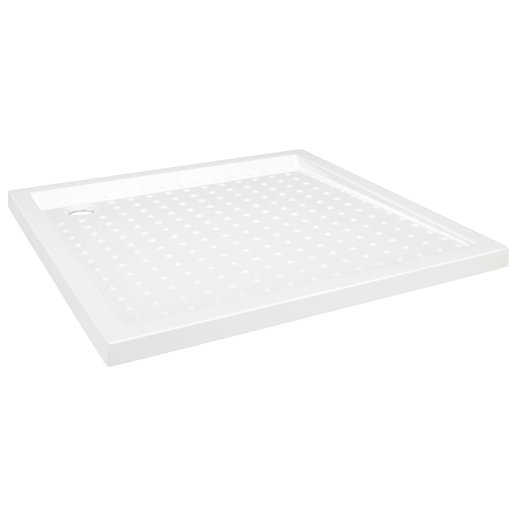 vidaXL Douchebak met noppen 90x90x4 cm ABS wit