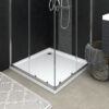 vidaXL Douchebak met noppen 90x90x4 cm ABS wit