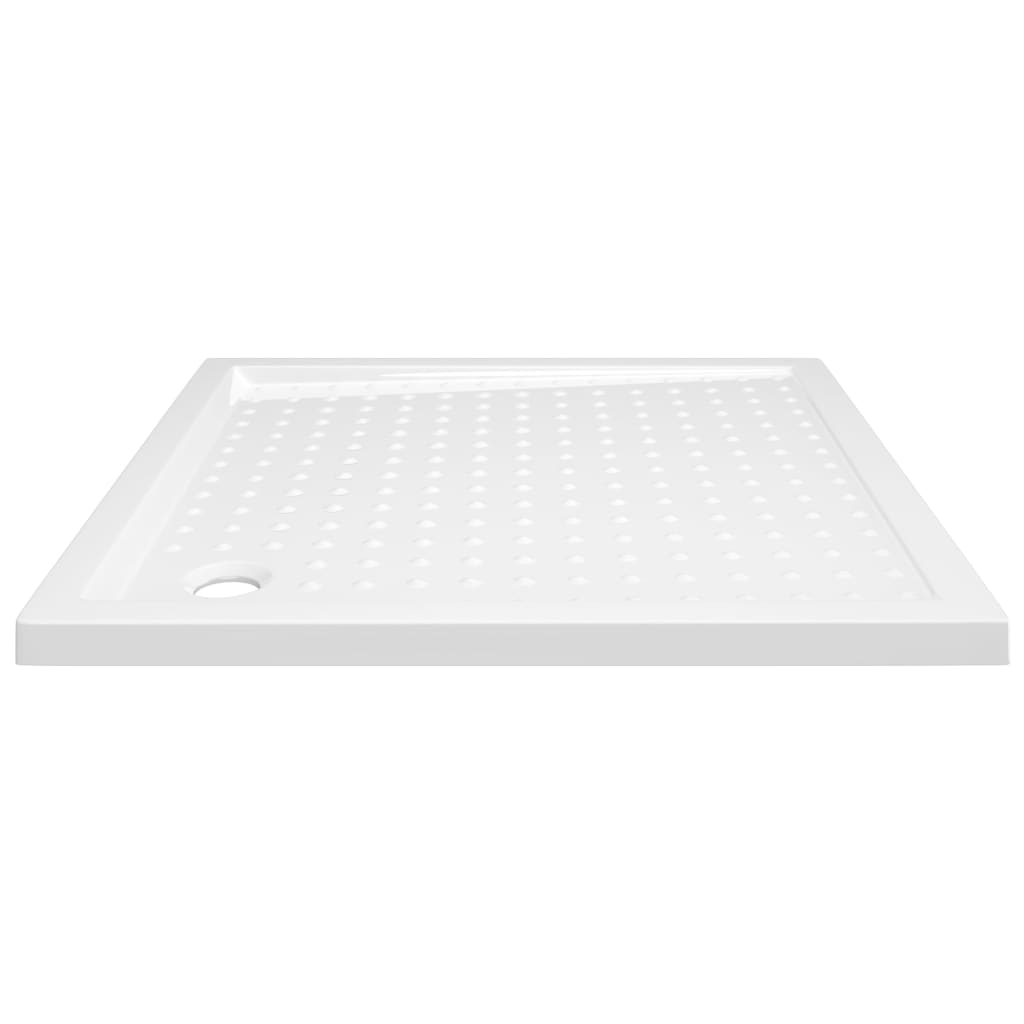 vidaXL Douchebak met noppen 90x90x4 cm ABS wit - Afbeelding 4