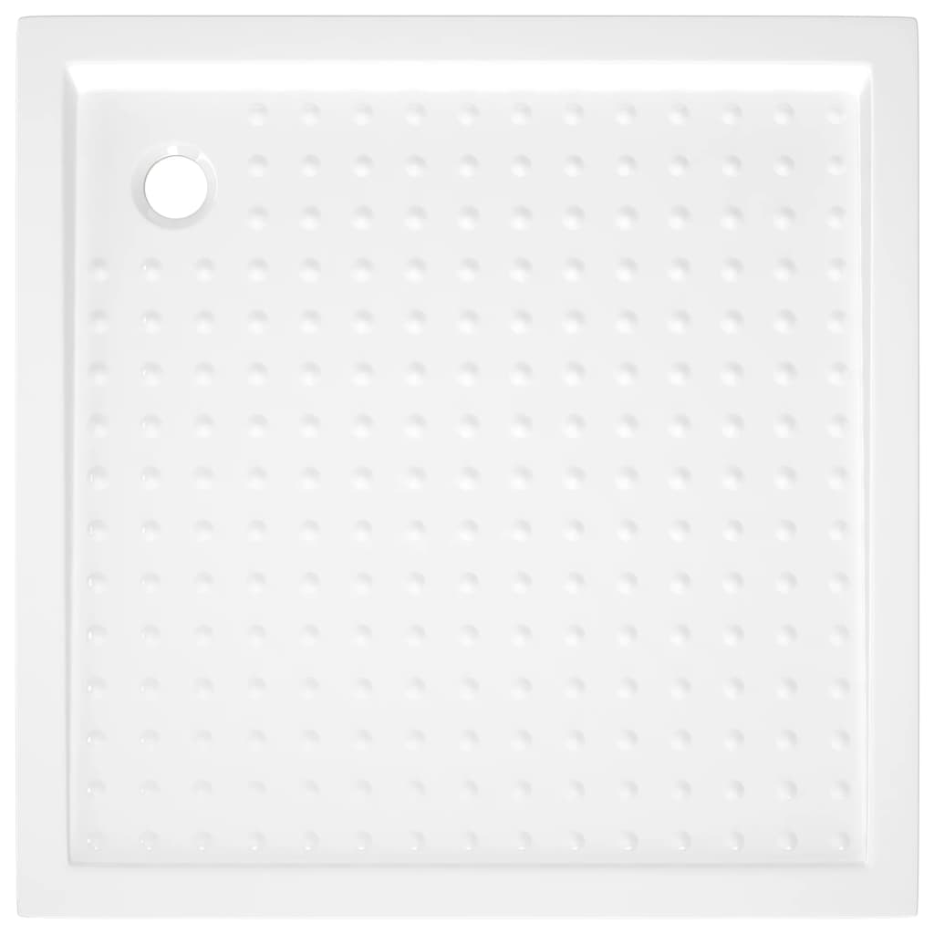 vidaXL Douchebak met noppen 90x90x4 cm ABS wit - Afbeelding 5