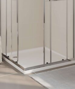 vidaXL Douchebak vierkant 90x90 cm ABS