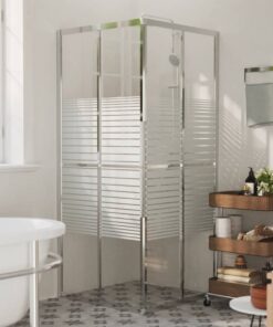 vidaXL Douchecabine 80x80x180 cm ESG