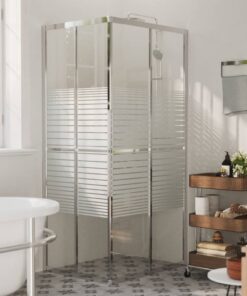 vidaXL Douchecabine 90x70x180 cm ESG