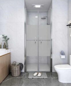 vidaXL Douchedeur 71x190 cm ESG halfmat