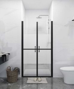 vidaXL Douchedeur (73-76)x190 cm ESG halfmat