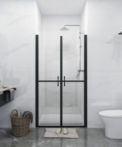vidaXL Douchedeur (78-81)x190 cm ESG transparant