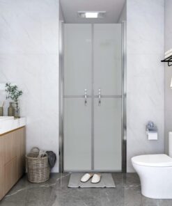 vidaXL Douchedeur 86x190 cm ESG mat