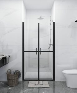 vidaXL Douchedeur (88-91)x190 cm ESG transparant