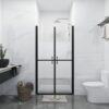 vidaXL Douchedeur (93-96)x190 cm ESG halfmat