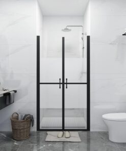 vidaXL Douchedeur (93-96)x190 cm ESG halfmat