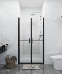 vidaXL Douchedeur (93-96)x190 cm ESG transparant