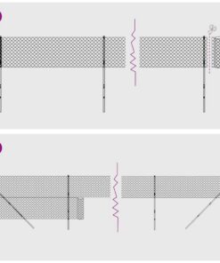 4x10 m antracietkleurig
