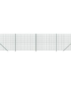 vidaXL Draadgaashek met flens 2x10 m groen