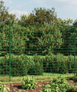 vidaXL Draadgaashek met flens 2x10 m groen