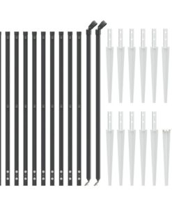 vidaXL Draadgaashek met grondankers 0