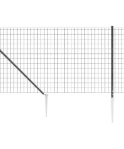 8x25 m antracietkleurig