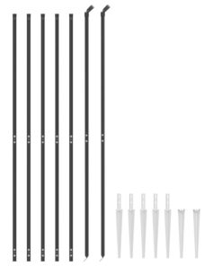 vidaXL Draadgaashek met grondankers 1