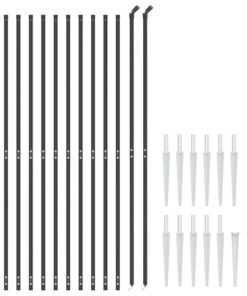 vidaXL Draadgaashek met grondankers 1