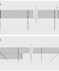 6x25 m antracietkleurig