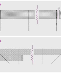 6x25 m antracietkleurig