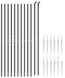 vidaXL Draadgaashek met grondankers 1