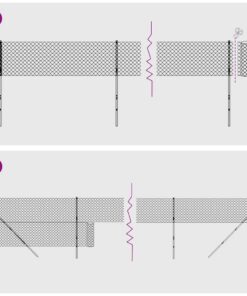 2x25 m antracietkleurig